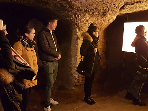 Historic rock-cut cellars Nuremberg