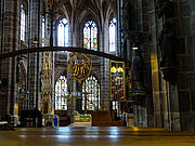 Lorenzkirche Nürnberg von Innen Kirchenschiff