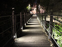  Kettensteg a Norimberga di notte